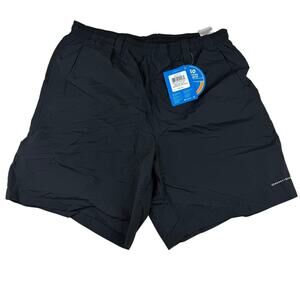 Columbia Omni-Shade Black Swim Shorts Trunks Medium NWT